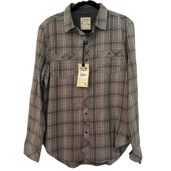 Alexander Julian Colours NWT Men’s Plaid Long Sleeve Button Up Shirt  Sz M - Picture 1 of 7